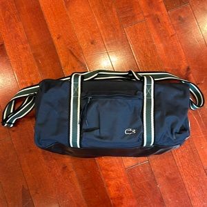 Lacoste Navy/Green/White Small Duffle Bag
